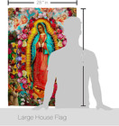 Our Lady Of Guadalupe House Flag Religious Faith Hope Grace Peace Dove Christian