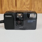 Vtg Konica Pop Super 35 Mm Auto Flash Point And Shoot Film Camera - Tested