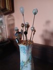 Antique Hatpin Holder   Pins   Stick Pin Assorted