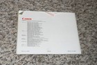 Vintage Canon Ae-1 Program Instruction Manual Brochure Camera
