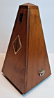 Vintage Wittner Wind Up Metronome Mahogany Wood Germany Part repair Not Working