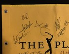 Ludvig Aberg 2026 Players Field Signed Flag - 32 Autos Justin Thomas Brooks    