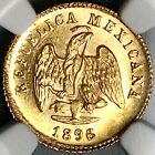 1896 5-go Ngc Ms 65 Mexico Gold 1 Peso Guanajuato Mint Coin Pop 2 0  24122903c 