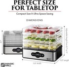 Magic Mill Food Dehydrator Machine Mfd-5000 Beef Jerky Maker Sun Drying Preserve