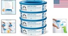 Efficient Unscented Diaper Pail Refills For Diaper Genie Pails - 270 Count Each