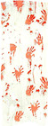 10ft Creepy Bloody Hands Gauze Tablecloth Door Cover Halloween Horror Decoration