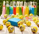 Emoji Stress Balls Set Funny Face Soft Foam Anxiety Relief Fidget Toys Adults