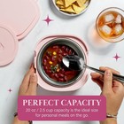 Paris Hilton Electric Lunch Warmer  20-ounce Stainless Steel Portable Food Conta