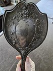 Vintage Silver Plated Hand Mirror Estate Piece