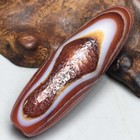 Unique Tibetan Natural Red Old Agate Dzi Sky Eyes Bead Amulet Pendant 53mm S0222