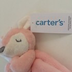 New Carters Pink Lovey Security Blanket Soft Baby Toy Plush Baby Girl Gift