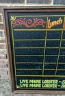 Menu Board Chalkboard Red Lobster Restaurant Decor Sign Vintage Large 3  X 4 