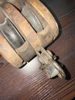 Vintage Antique Ship Hook Pulley Wood Block Maritime Marine Nautical Boat Heavy