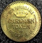 Carwash Token Non-refundable No Cash Value - Car Wash Machine Token 27mm  c545 