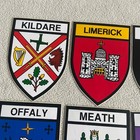Ireland County Crest Sticker Shield Irish Dublin Galway Kerry Lot Of 11