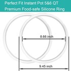 2-pack Sealing Ring For Instant Pot 6 Quart  Food-grade Silicone Replacement Par