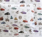 Flash Sale   pottery Barn Kids Disney And Pixar Cars Heritage Organic Cotton Sheet