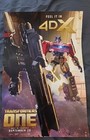 Transformers One Movie Poster  12  X 18  4dx  Variant