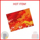 Furoshiki Wrapping Cloth Maple Leaves In Autumn Motif Japanese Fabric 50cm