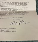 Signed Personal Letter From  Richard Nixon 11 20 1972-   Rose Marie Woods Signed
