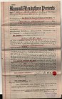 Vintage 1889 Mortgage Indenture Mutual Life Insurance Co Manhattan New York City