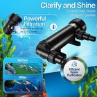 9w Small Pond Uv Light  2113 Gal Capacity  1500l h Uv Pond Clarifier