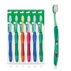 Deep Clean Soft Toothbrush  Compact Head  6 Pack - Oral Care  Gentle Brushing