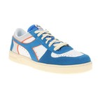 Diadora Magic Basket Low Suede Leather Lace Up  Mens Blue Sneakers Casual Shoes
