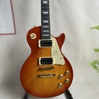 Usa Shipment Custom Lp Cherry Red Burst Electric Guitar Gold Parts 