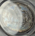 1883 Hawaii Kingdom Silver Dollar     Pcgs Xf45 Cac     Toned Original       Video 