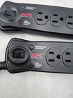 Lot Of 2 Apc 7-outlet Surge Protector 1080 Joules  Surgearrest  p74  Power Strip
