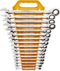 Gearwrench 16 Piece Ratcheting Combination Wrench Set With Tray   Metric   9416