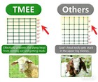 Tmee Electric Fence Netting Poultry Livestock Fencing For Chicken Goat With 14 P