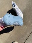 New Balance Mens Freeze Lacrosse Hightop Cleats Freezwt4 White Blue Size 11 Wide