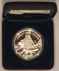 2003 Canada Frosted Proof Cobalt Strike Silver Dollar  0 8093 Troy Oz   4r 