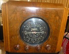 1937 Zenith Art Deco Style Radio 5-s-126 For Parts Or Repair