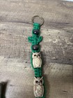 Vintage 70s Macrame Owls   Bell  Wall Hanging Hippy Boho   36    Long