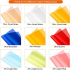 Colored Vellum Paper 8 5 X 11   9 Colors Transparent Clear Vellum Paper Transluc