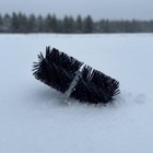Brush Sweeper Attachment Sturdy Duty Spiral Brush Wheel Head For Driveway