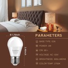 25 Watt Light Bulbs Equivalent 2700k Warm White Light Bulb a15 E26 Led Bulb 3   