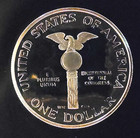 1989-s  1 Congressional Commemorative Dollar Us Mint-999 Silver 0 77 Oz Art Coin