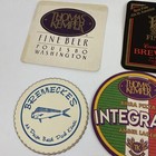 Vintage Beer Coasters Lot Of 20 All Different  Import   Domestics Home Bar Retro