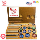 Engine Valve Seat Carbide Face Cutters  12 Pcs Set 30  45  70 20 Bore Degree Usa