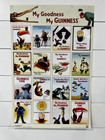 Vintage Guinness Ad Collage Poster  Retro Irish Beer Advertisement Print
