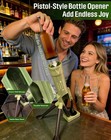 Beer Bottle Mortar Bottle Opener  Automatic Cap Launcher With Push-down Action