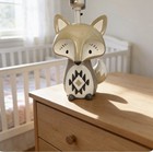 Levtex Baby Bailey Fox Table Lamp Nursery Woodland Resin Base No Shade Tested