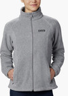 Columbia Benton Springs Light Grey Heather Fleece Full Zip Jacket Women s Pm