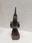 Hand Carved Vintage Iron Wood Quail pheasant Art Figurine 5 5    Inch