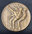 Bronze  joy Of Effort  Medal Designed By Robert Tait Mckenzie  1912 Olympics