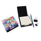 Samoyed Hippie Dawg Pu Leather Note Paper Holder Dac2551nt4